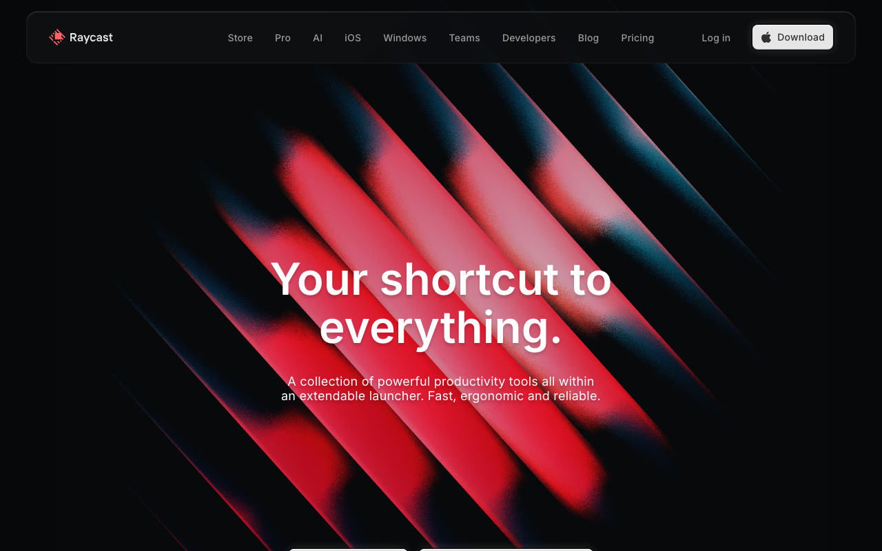 Raycast公式サイト